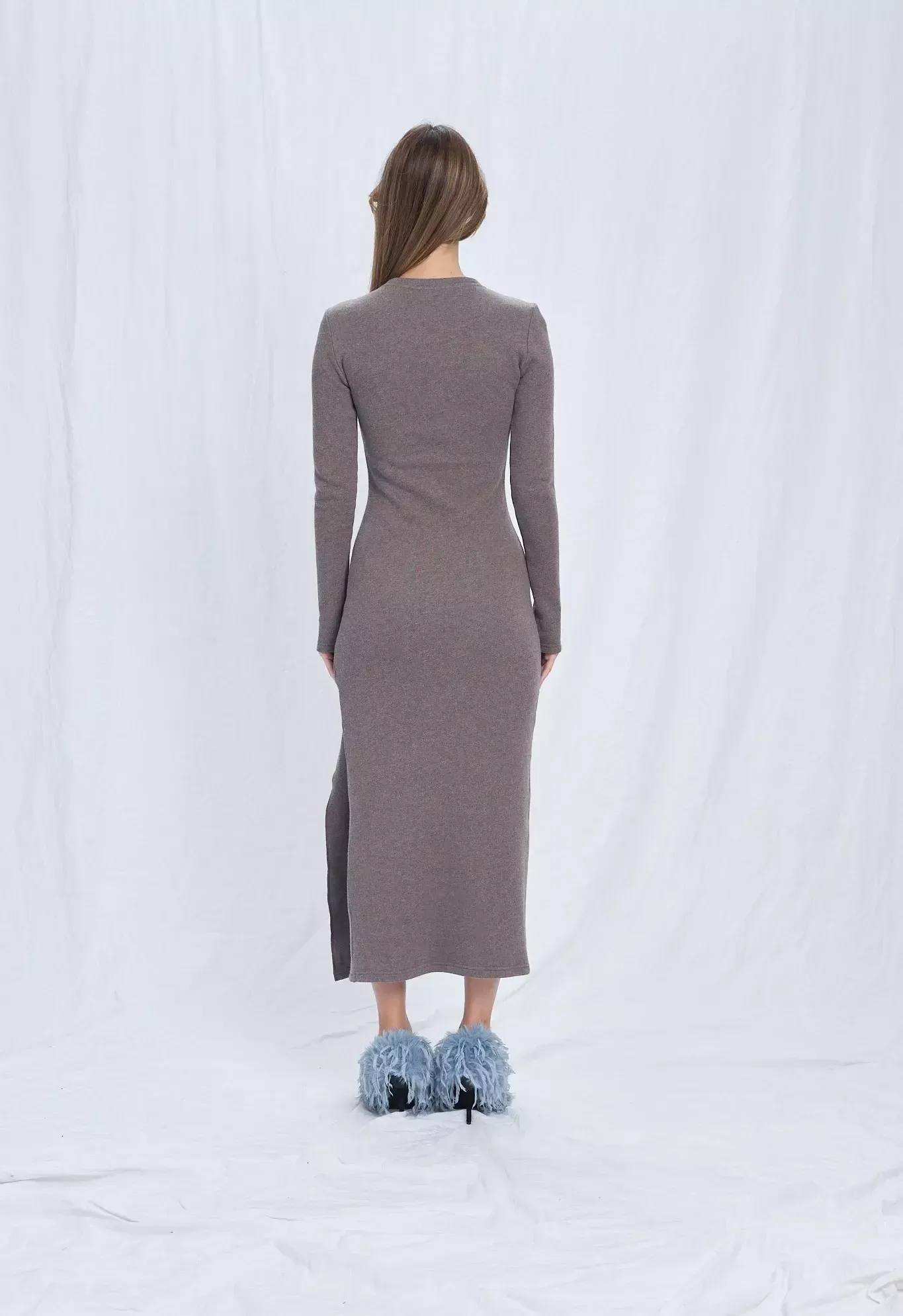 Платье СЕРЫЙ WALK NEW